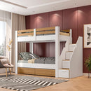 Beliche Solteiro Adulto com 2 Gavetões e 4 Nichos Star Plus Casatema MadeiraOriginals Montana/Branco