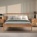 Cama Madeira de Casal 140x190cm Moderna Reforçada Freijó Apoana Idimex freijo