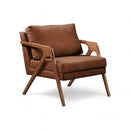 Poltrona Mona Premium Corino:corino Caramelo Corino Caramelo